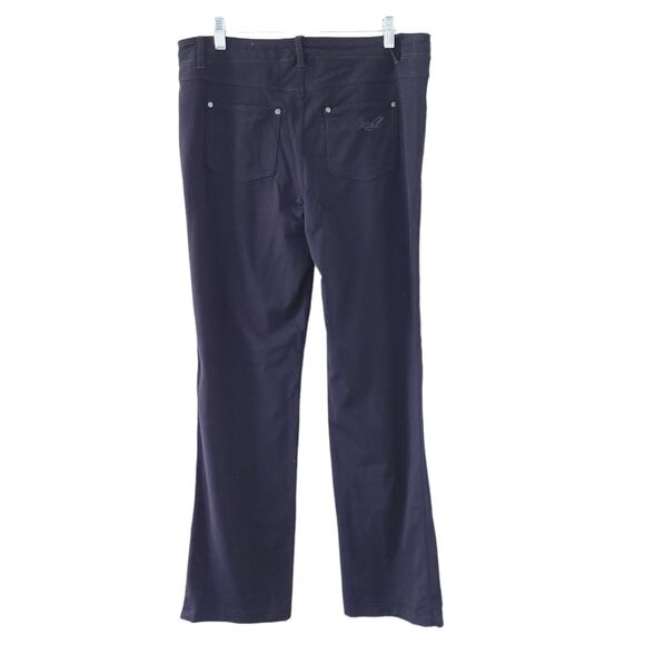 Kuhl Pants Women Size 12 Black Hiking Outdoors, Drawstring Waist Gorpcore - Picture 2 of 6